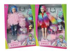 11.5inch Solid Body Doll Set(2S) toys