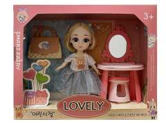 6inch Solid Body Doll Set toys