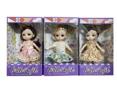 6inch Solid Body Doll Set