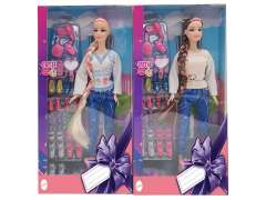 11.5inch Solid Body Doll Set(2S) toys