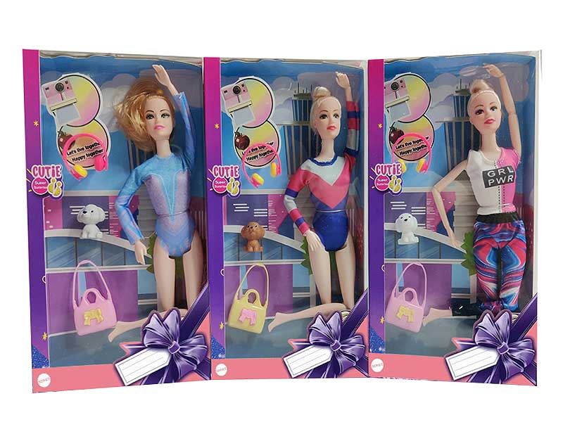 11.5inch Solid Body Doll Set(3S) toys