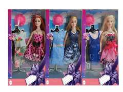 11.5inch Solid Body Doll Set(3S) toys