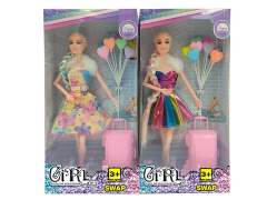 11.5inch Solid Body Doll Set(2S) toys