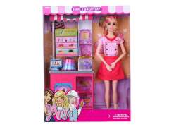 11.5inch Solid Body Doll Set toys