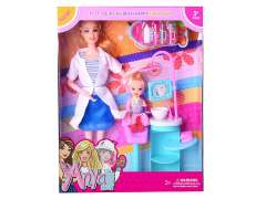 11.5inch Solid Body Doll Set toys