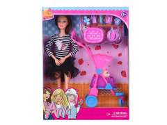 11.5inch Solid Body Doll Set toys