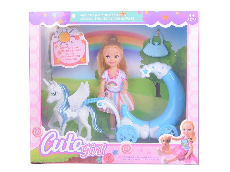 5inch Solid Body Doll Set toys