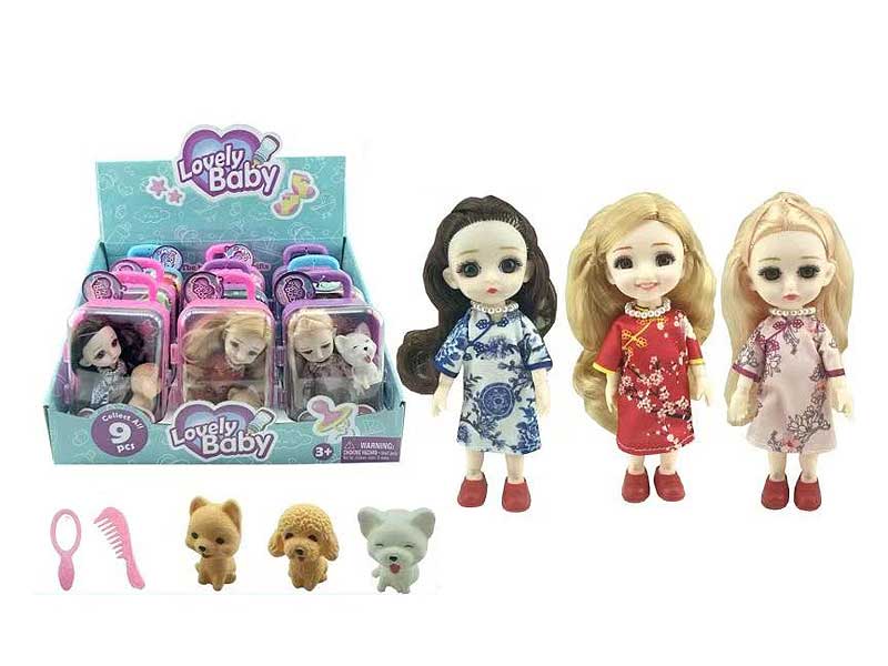 6.5inch Solid Body Doll(9in1) toys