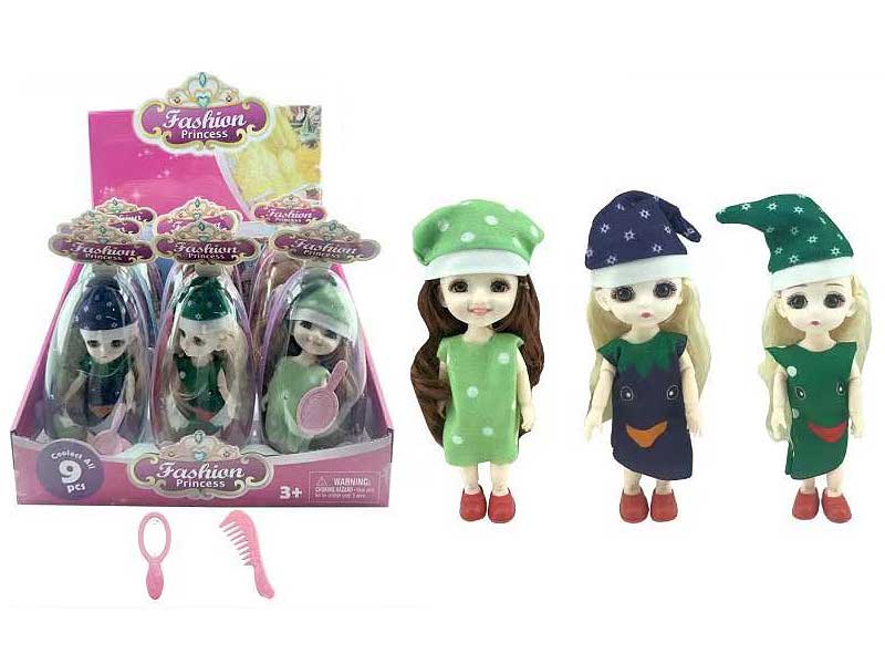 6.5inch Solid Body Doll(9in1) toys