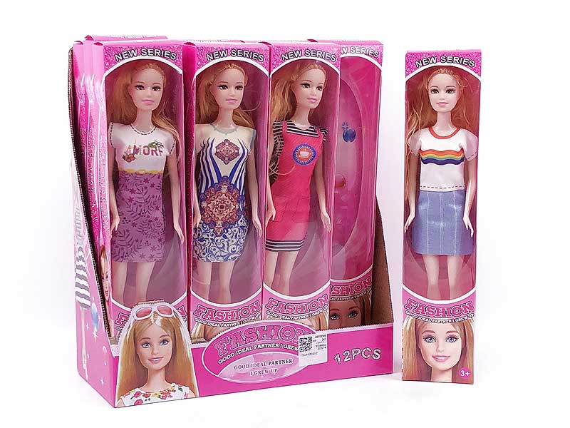 11inch Solid Body Doll(12in1) toys