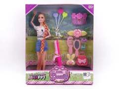 11inch Solid Body Doll Set toys