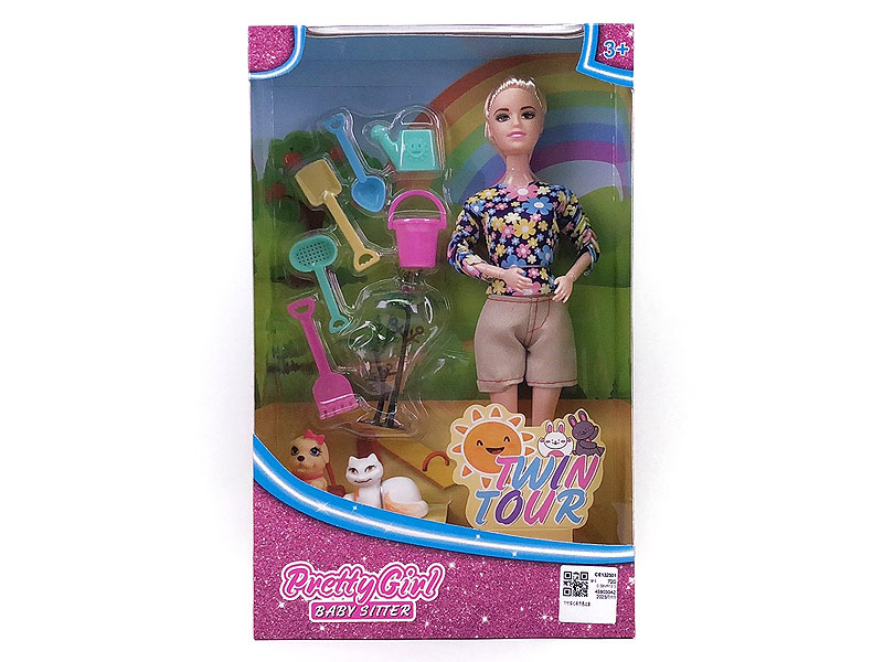 11inch Solid Body Doll Set toys