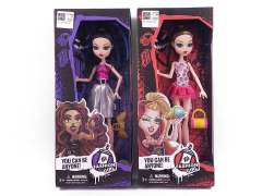 9inch Solid Body Doll Set(2S) toys