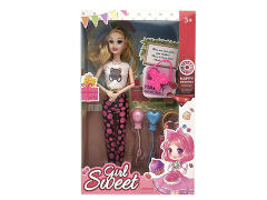 11.5inch Solid Body Doll Set toys