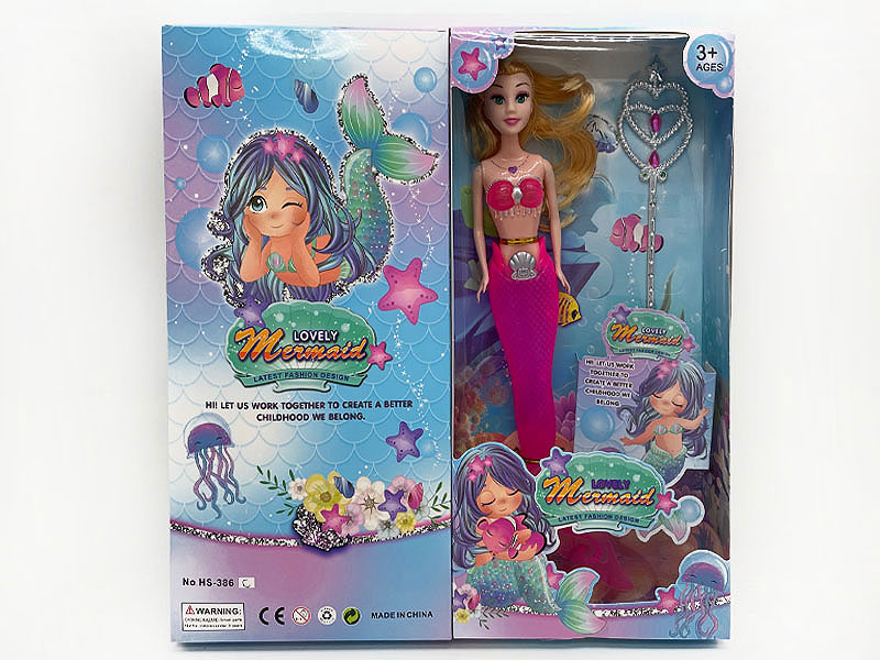 11.5inch Solid Body Mermaid Set toys