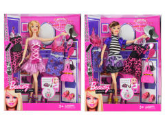 11.5inch Solid Body Doll Set(2S) toys