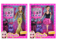 11.5inch Solid Body Doll Set(2S) toys