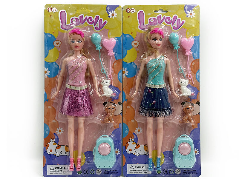 Solid Body Doll Set(2C) toys