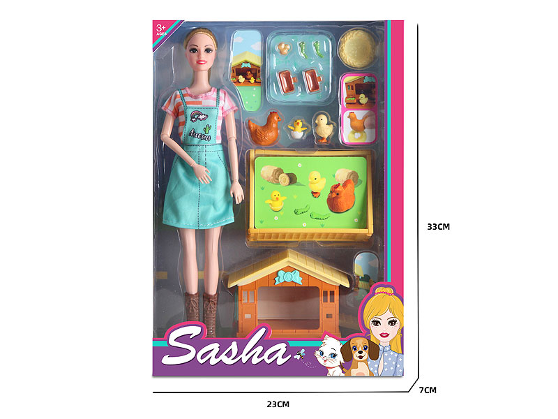 11.5inch Solid Body Doll Set toys