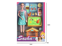 11.5inch Solid Body Doll Set toys