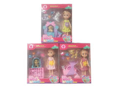 6inch Solid Body Doll Set(3S) toys