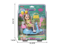 6inch Solid Body Doll Set toys