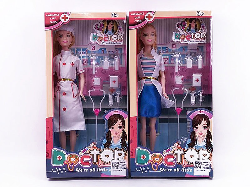 11.5inch Solid Body Doll Set(2S) toys