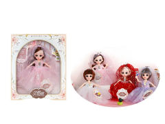 6inch Solid Body Doll Set toys