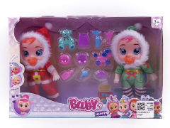 5inch Solid Body Cry Baby Set(2in1)