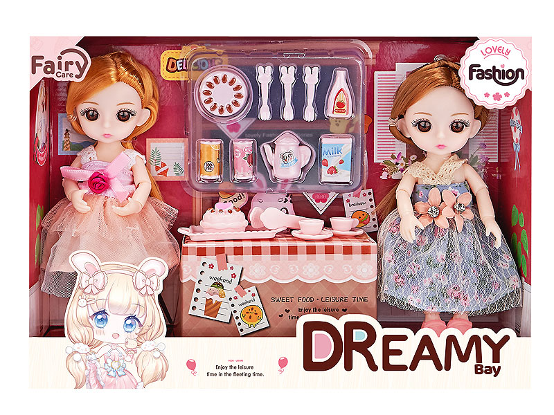 Solid Body Doll Set(2in1) toys