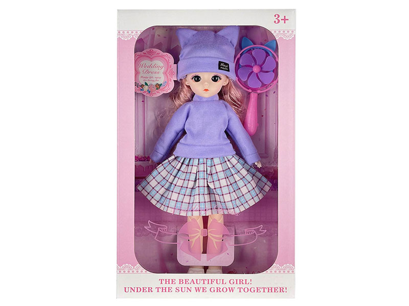 12inch Solid Body Doll Set toys