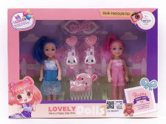 5inch Solid Body Doll Set(2in1) toys