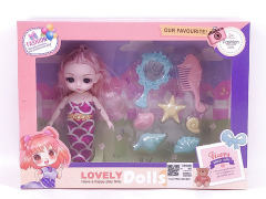 6inch Solid Body Mermaid Set