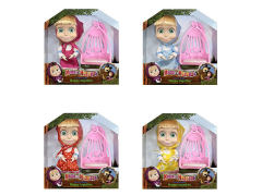 6.5inch Solid Body Doll Set(4S)