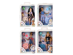 11.5inch Solid Body Doll Set(4S) toys