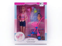 11inch Solid Body Doll Set toys