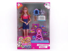 11inch Solid Body Doll Set toys