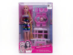 11inch Solid Body Doll Set toys