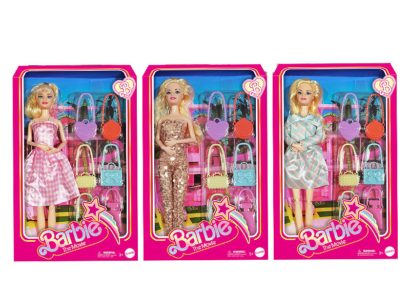 11.5inch Solid Body Doll Set(3S) toys