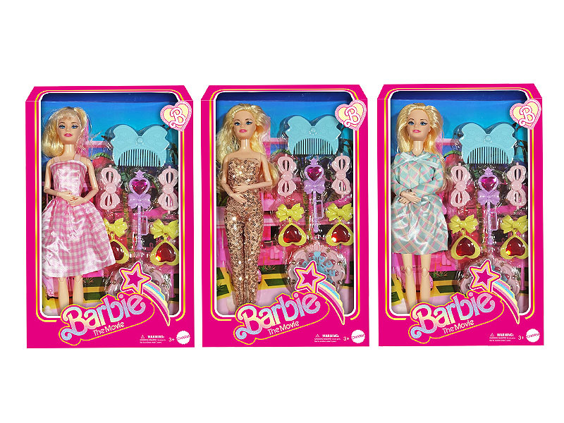 11.5inch Solid Body Doll Set(3S) toys