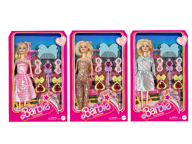 11.5inch Solid Body Doll Set(3S) toys