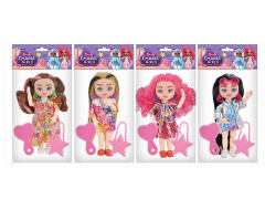 6inch Solid Body Doll Set(4S)