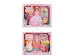 11.5inch Solid Body Doll Set(2S) toys