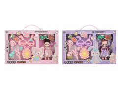 6inch Solid Body Doll Set(2S) toys