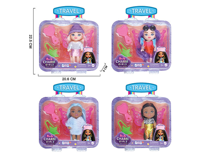 6inch Solid Body Doll Set(4S) toys