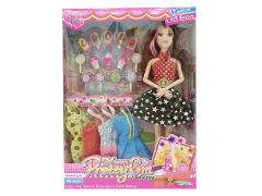 11inch Solid Body Doll Set toys