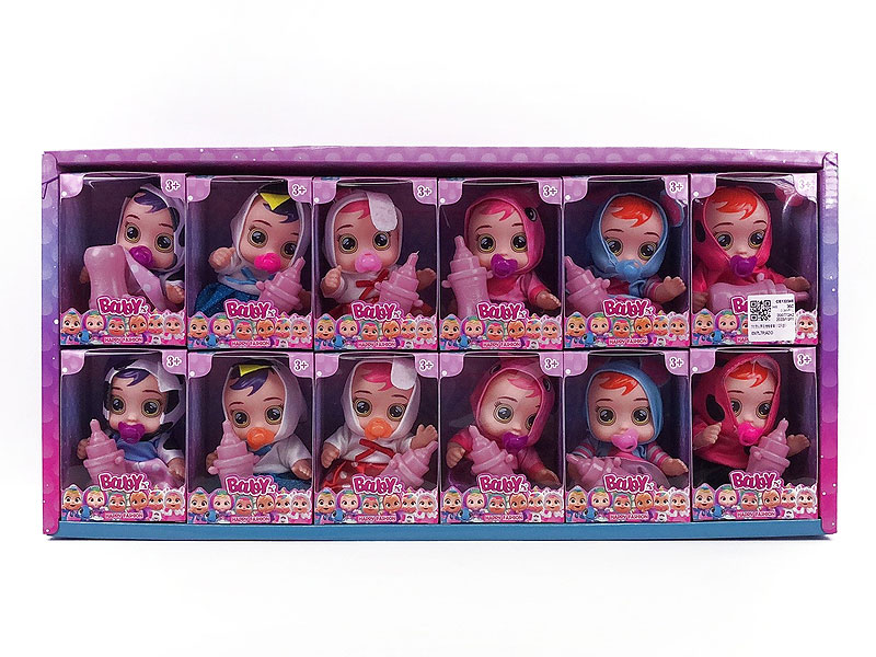 5inch Empty Body Cry Baby(12in1) toys