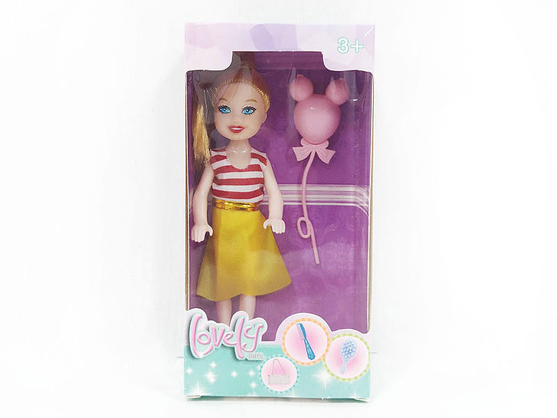 5inch Solid Body Doll Set toys