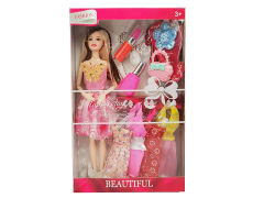 11.5inch Solid Body Doll Set toys