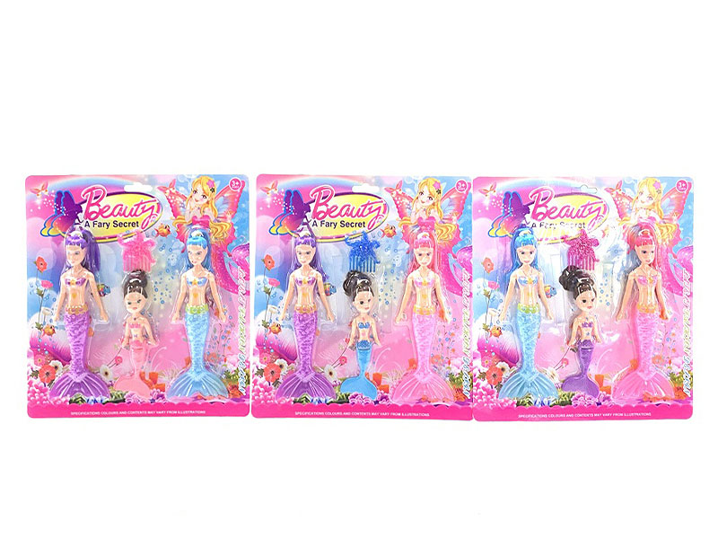 Solid Body Mermaid Set(3in1) toys